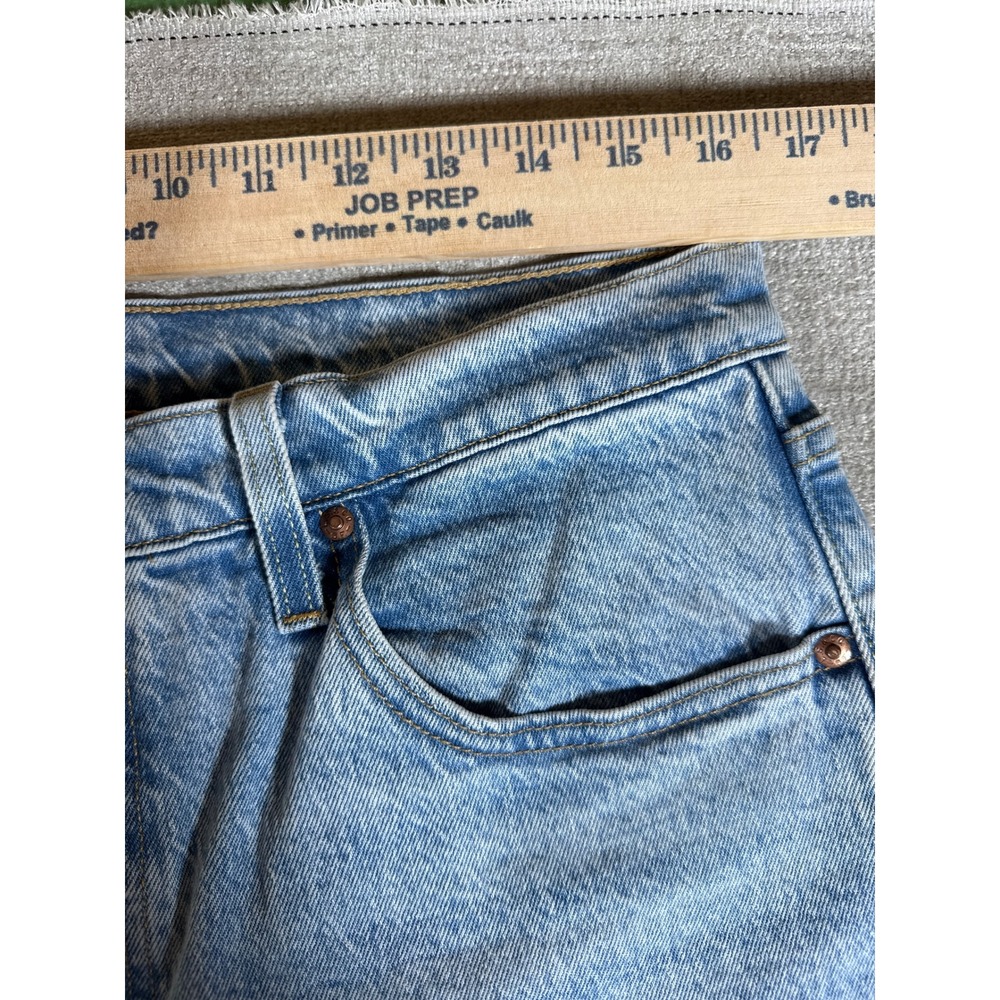 Levi's 501 S Jeans Womens 32x27 Light Blue Skinny Stretch Button Fly 31/28 - Picture 10 of 10